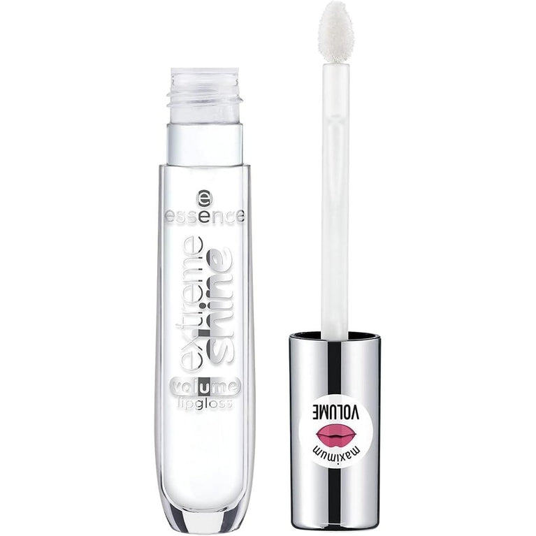 ESSENCE Women's Lip Gloss - Extreme Shine Volume 01 with Crystal Clear Glossy Applicator