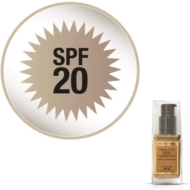 Max Factor 24H Hydrating & Matte Finish Foundation with SPF 20 in 85 Caramel, 30 ml