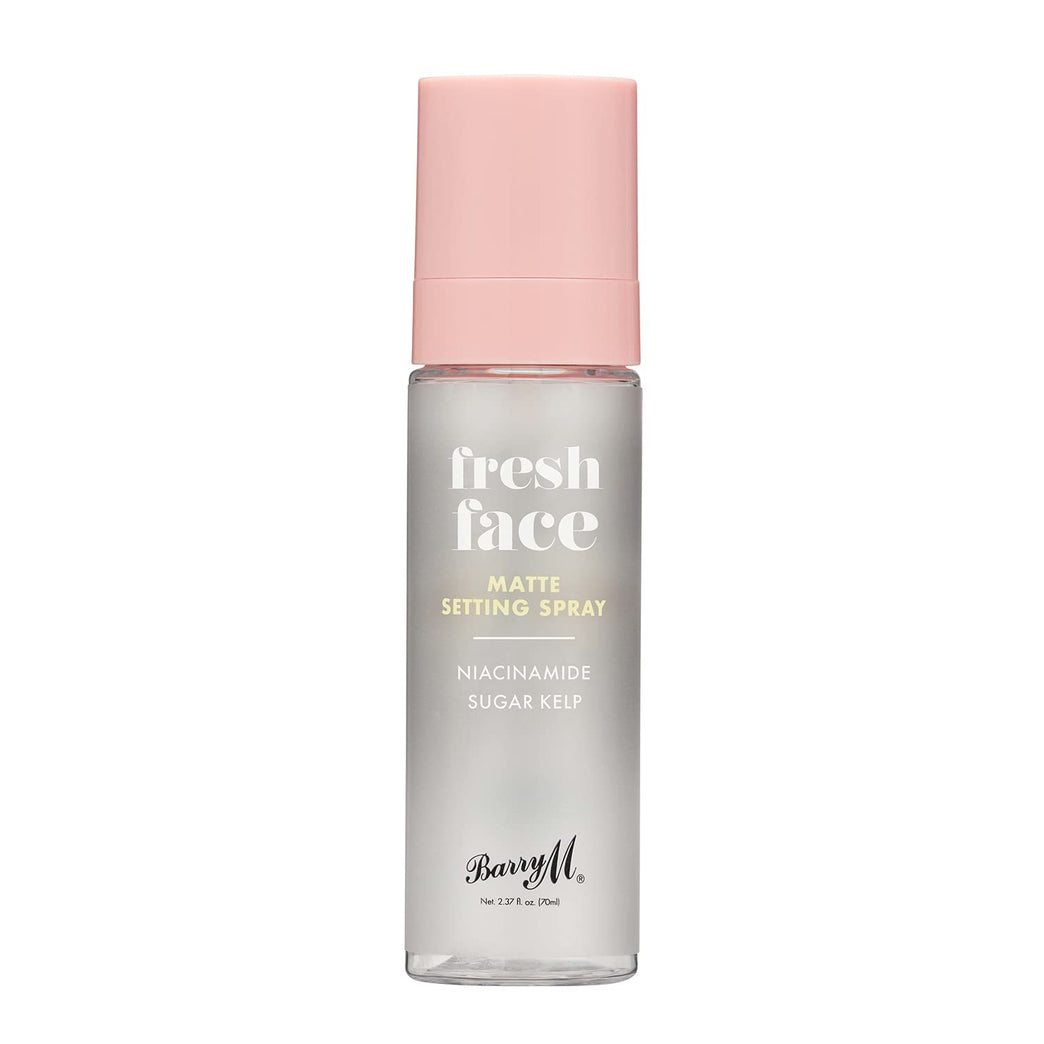 Barry M Ultimate Makeup Lock Setting Spray with Matte Finish - Infused with Mattifying Sugar Kelp and Hydrating Niacinamide for All-Day Perfection