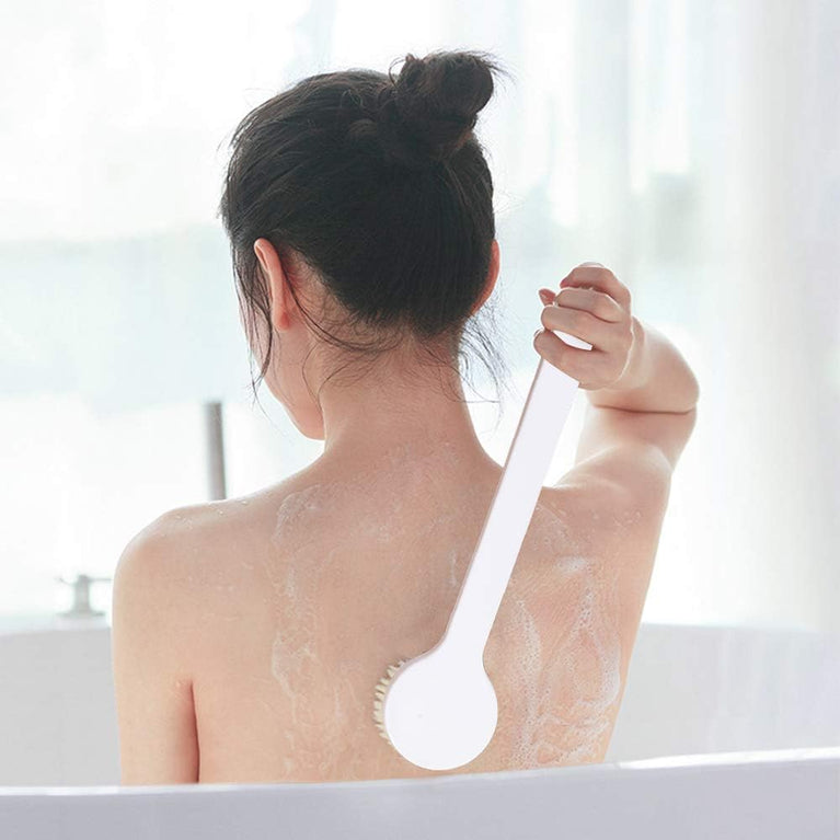 Gentle Exfoliating Long Handled Body Brush for Smooth Skin and Improved Circulation