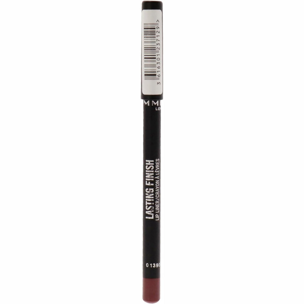 RIMMEL 8-Hour Wear Lip Liner in Wine Shade, 4g - Creamy and Blendable for Precise Application