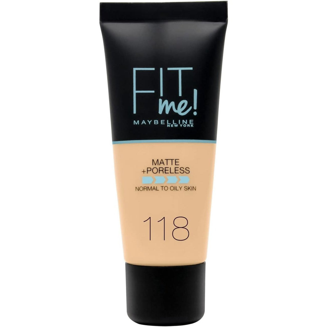 Maybelline Fit Me Flawless Matte & Poreless Liquid Foundation - Light Beige, 30ml