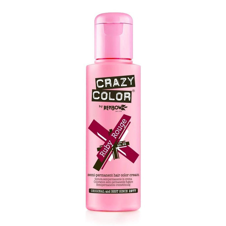 Crazy Color Hair Color Cream Number 66,Ruby Rouge 100 ml