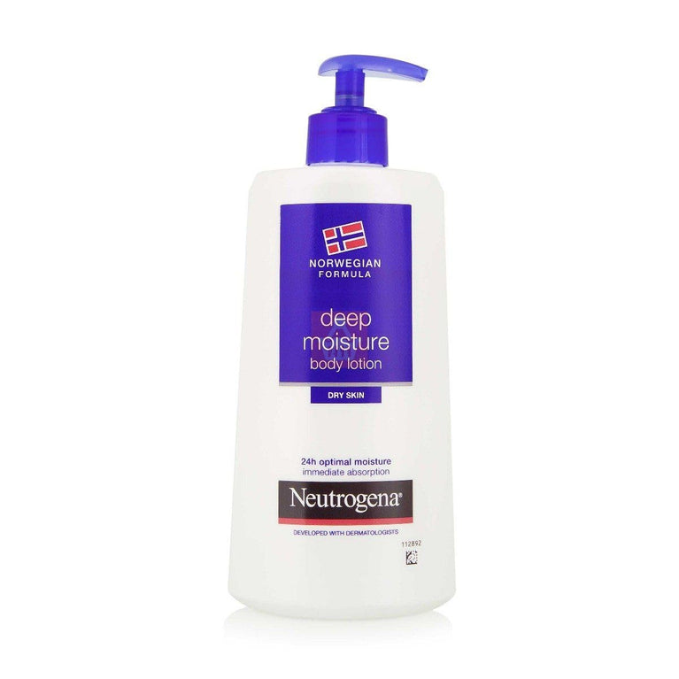 Neutrogena Deep Moisture Fast Absorbing Body Lotion for 24-Hour Hydration, 400 ml