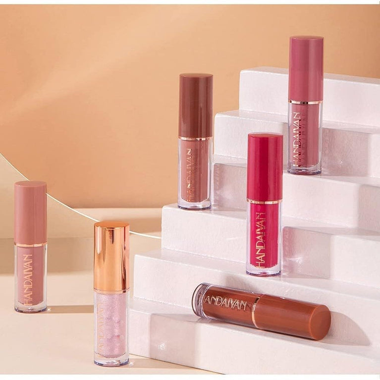 Vibrant 12-Color Long-Lasting Matte Liquid Lipstick Set with Waterproof Non-Stick Formula, Perfect Makeup Gift Kit for Women (Set A)