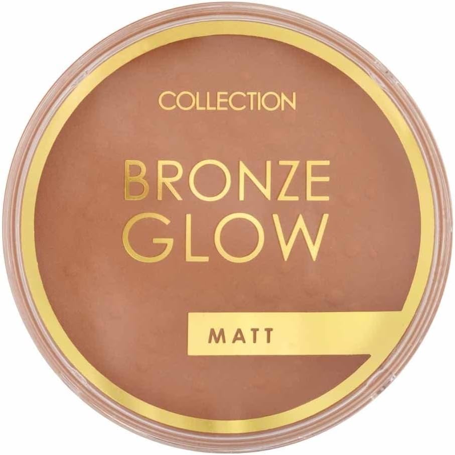 Collection Cosmetics Bronze Glow Matte Terracotta Bronzer - Deeply Pigmented, Matte Finish, 15g