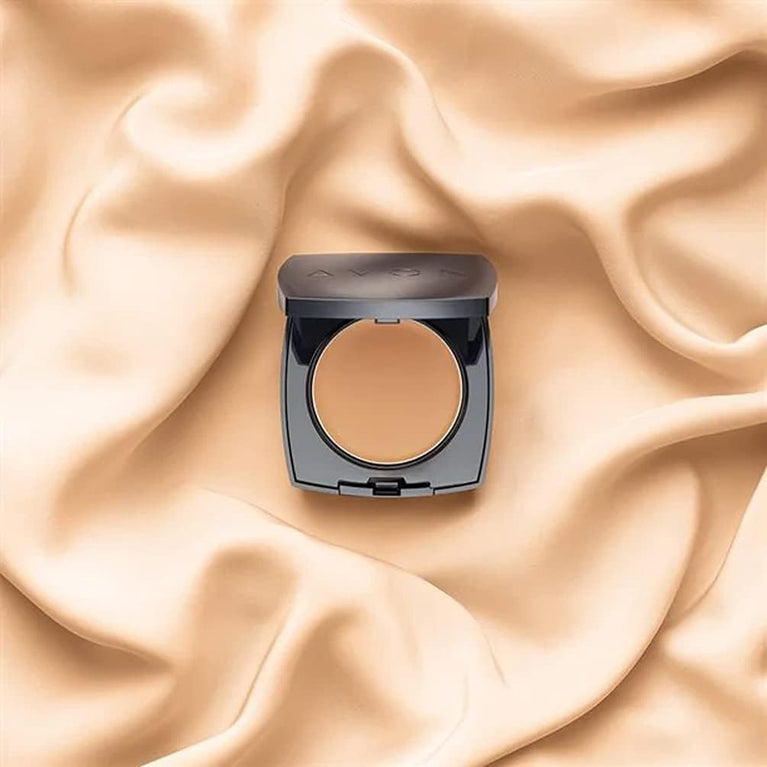 Avon 3-in-1 Medium Beige Cream to Powder Foundation - Your Ultimate Tool for Radiant and Flawless Skin