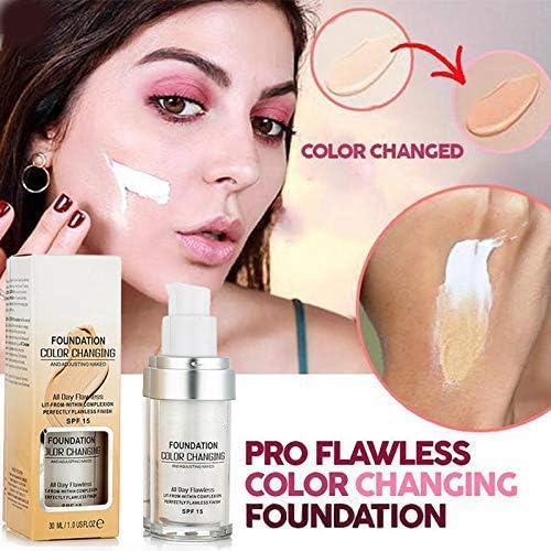 2-in-1 Adaptive Skin Tone Matching Foundation with Moisturizing Benefits and SPF Protection - Duo Pack