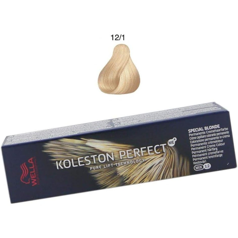Wella Koleston Perfect MEPlus Special Blonde Hair Color - 12/1 Ash Blonde - 0.66 kg