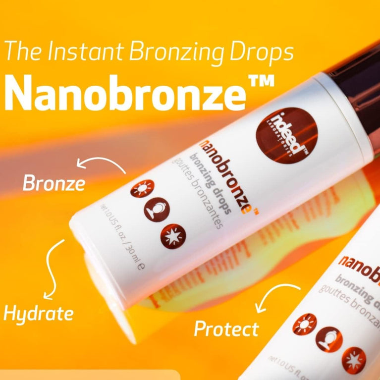 Indeed Labs 30ml Nanobronze Bronzing Drops - Your Customizable, Natural Tan and Radiance Enhancer