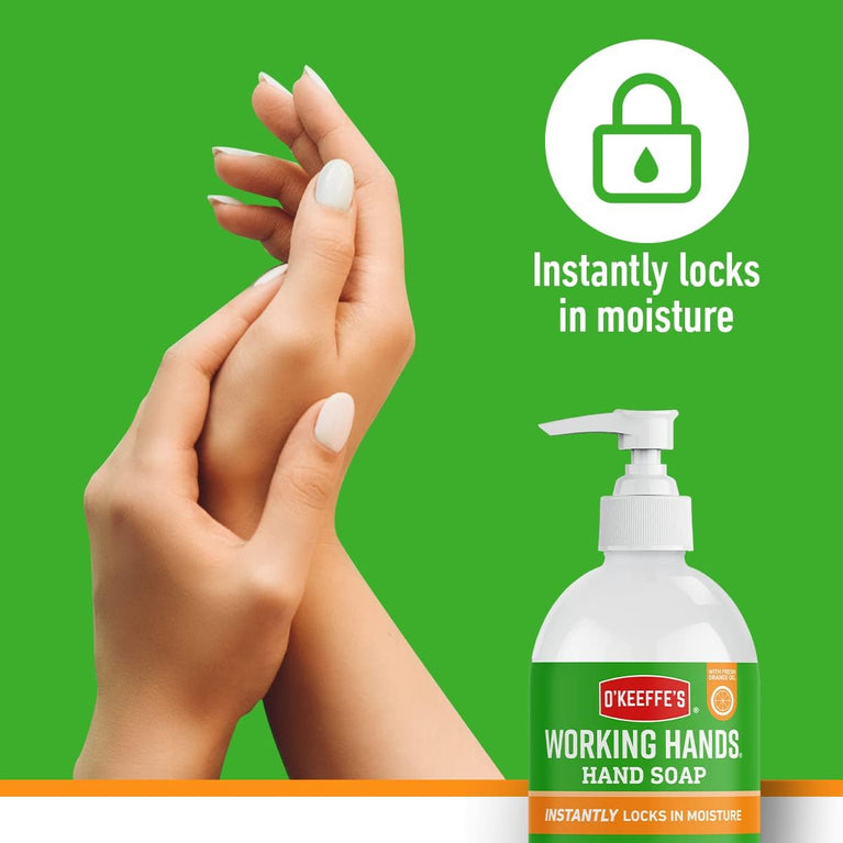 O'Keeffe's Orange Scented Moisturizing Hand Soap - 2-in-1 Cleansing & Hydrating Formula