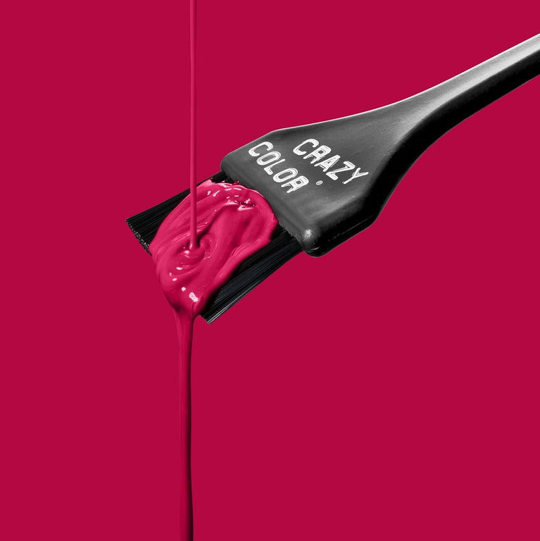 Crazy Color Vibrant Ruby Rouge Semi-Permanent Duo Hair Dye. Highly Pigmented Wine Red/Plum Conditioning & Oil Nourishing Vegan Formula | No Bleach or Ammonia | 200ml