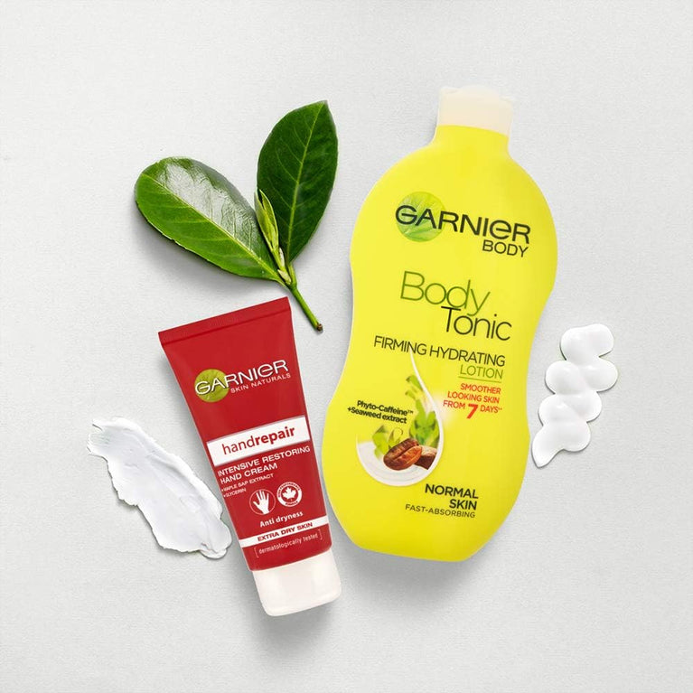 Garnier Body Tonic Firming Body Lotion with Phyto-Caffeine and Seaweed Extract, 400ml