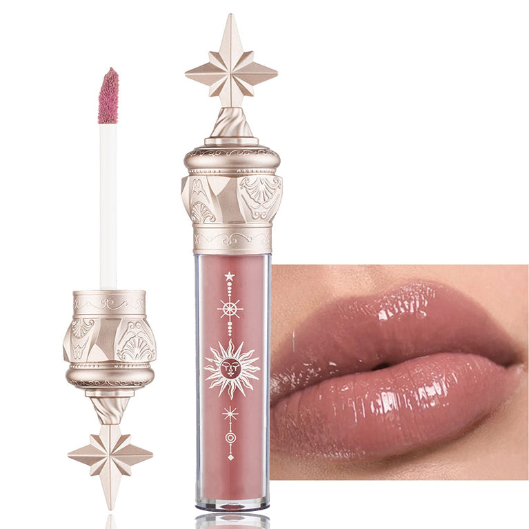 Ultimate Lip Enhancer: Long-Lasting, Waterproof Lipstick with Lip Plumper Gloss, Liquid Blush Lip Tint and Makeup - Oat-Semi-Sheer