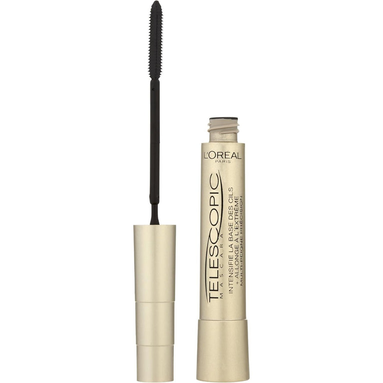 L'Oreal Paris Precision Application Telescopic Mascara in Magnetic Black, 8 ml
