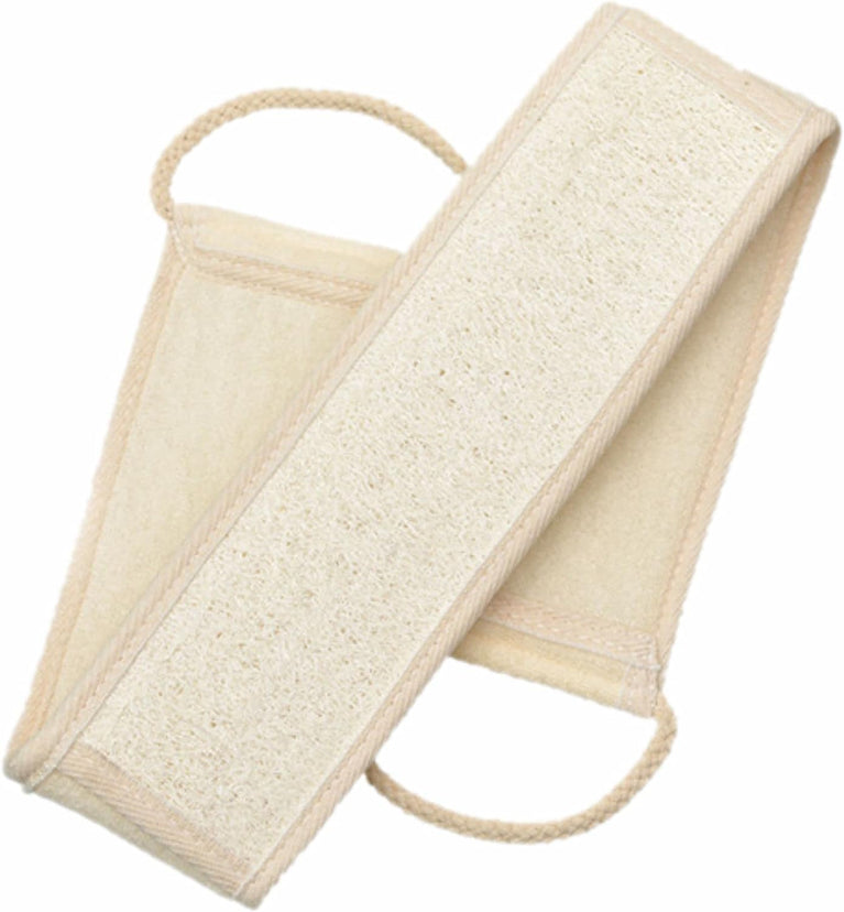 Exfoliating Loofah Back Scrubber with Double-Sided Strap