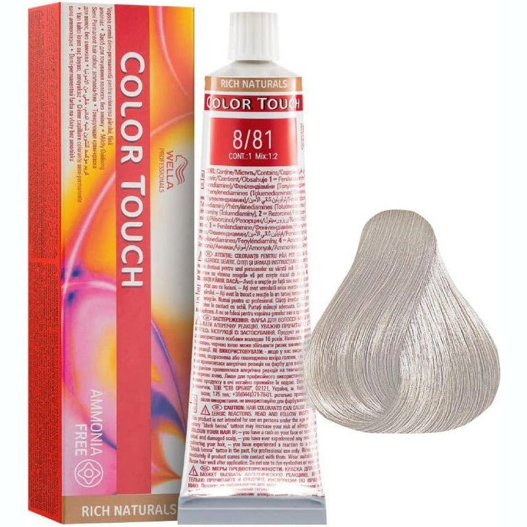 Wella Professionals Color Touch Semipermanent Haircolor, Number 8/81