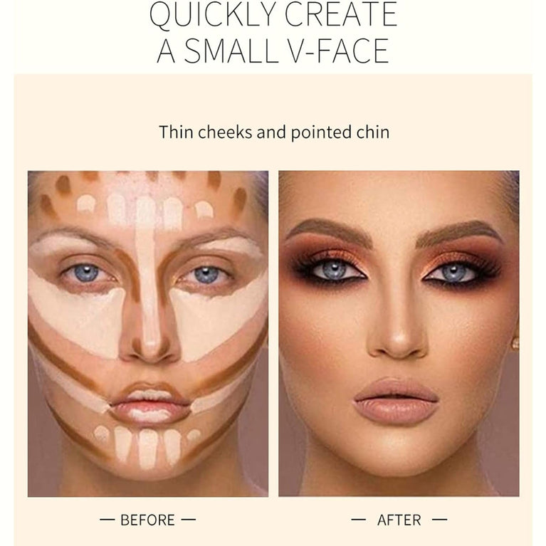 ONLYOILY Dual-End Contour and Highlighter Stick - Flawless Finish, Waterproof and Long-Lasting Makeup Tool