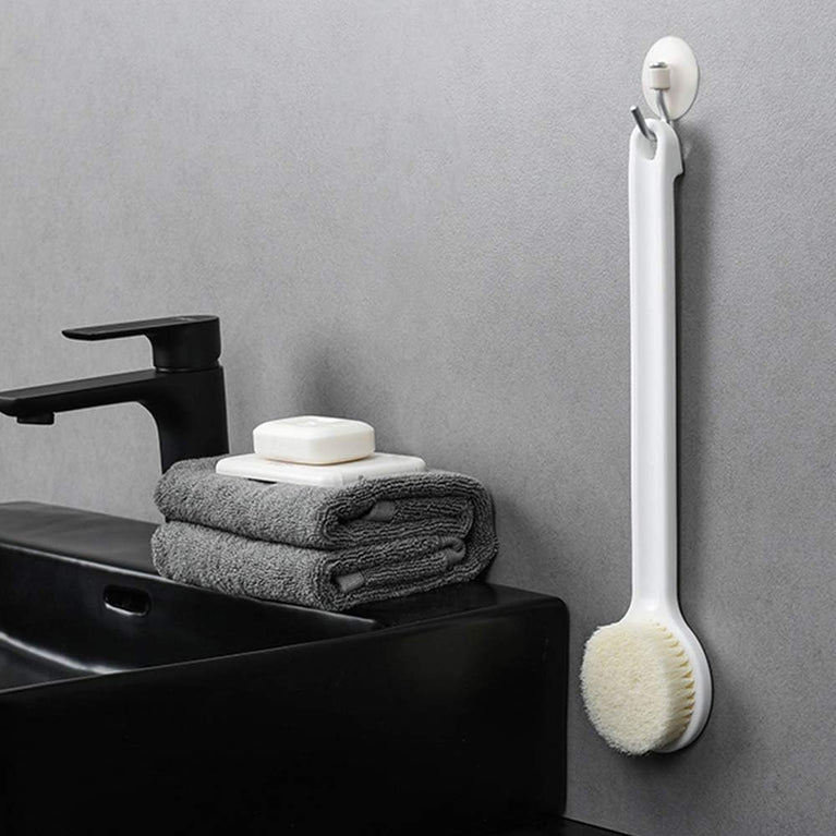 Gentle Exfoliating Long Handled Body Brush for Smooth Skin and Improved Circulation