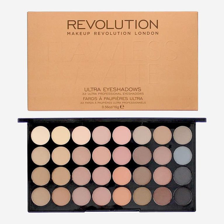 REVOLUTION Ultimate Flawless Matte 32-Color Eyeshadow Palette