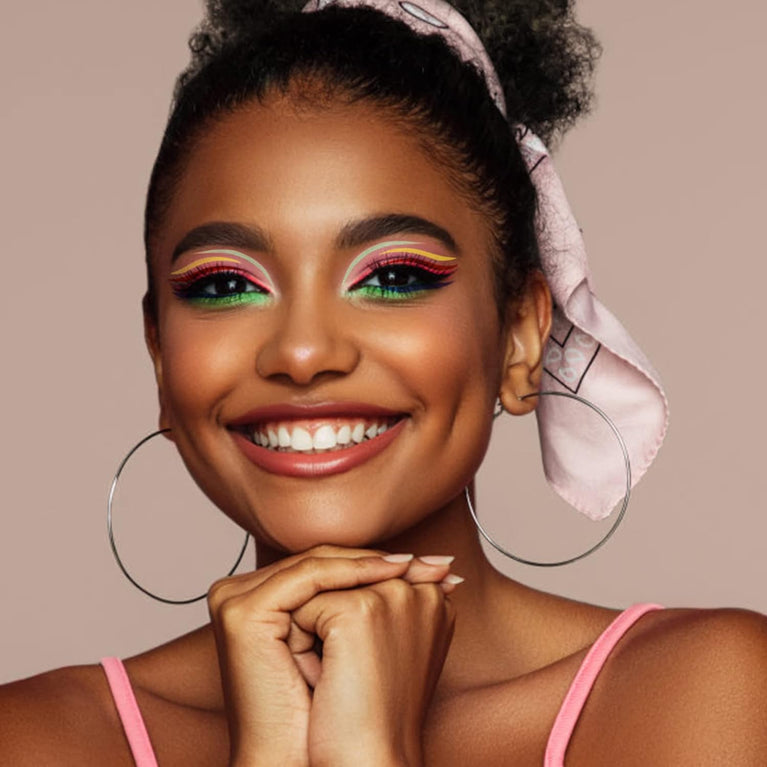 Anglicolor Rainbow Matte Eyeliner Set, 12 Vibrant Colors, Waterproof, Smudge-Proof, Long Lasting, Intensely Pigmented Eyeliner Pens for Special Occasions and Daily Wear