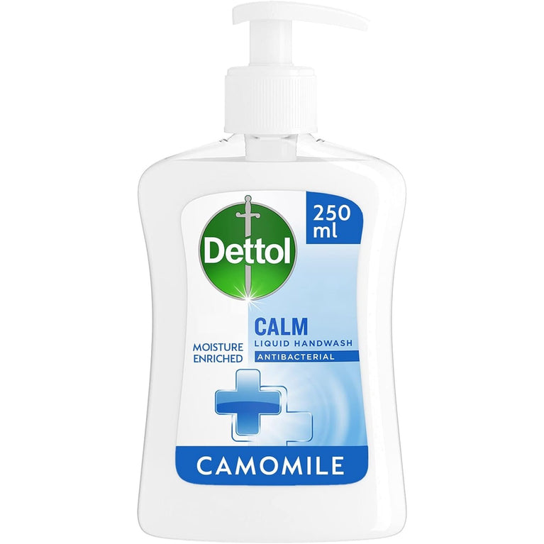 Dettol Camomile Antibacterial Hand Soap - 250ml x 6 Pack