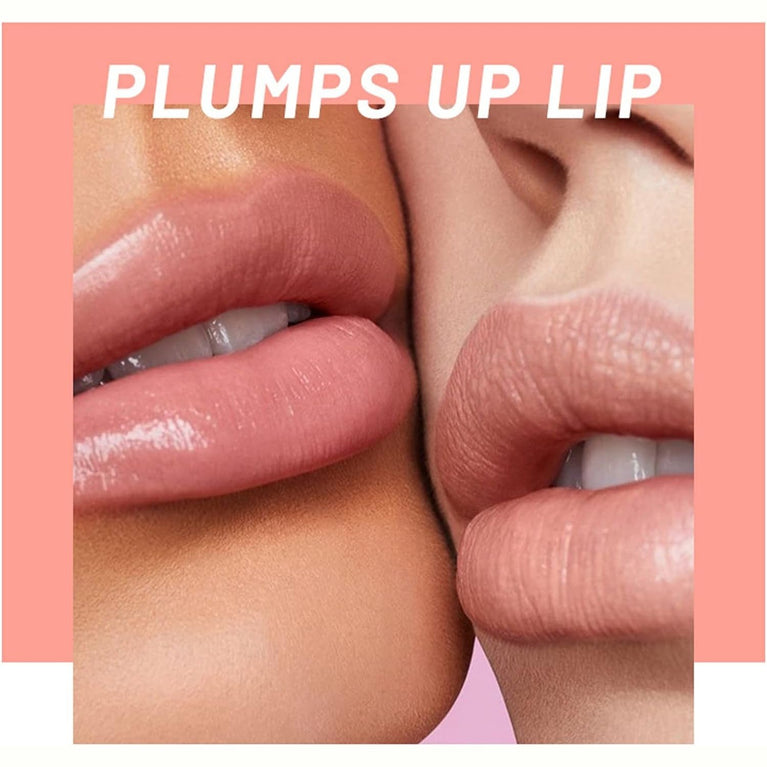 Ultimate Lip Enhancer: Long-Lasting, Waterproof Lipstick with Lip Plumper Gloss, Liquid Blush Lip Tint and Makeup - Oat-Semi-Sheer
