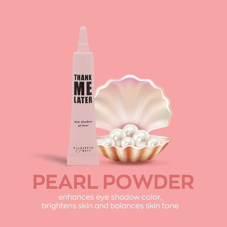 Elizabeth Mott's Korean Beauty Inspired Long-Lasting Eyeshadow Primer - Makeup Base with Oil Control & Anti-Crease Formula for All Day Wear - Ideal Eye Primer for Mature Skin - 10g