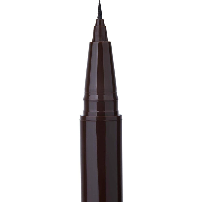 Stila 24-Hour Wear Smooth Glide Liquid Eye Liner Pen, Dual-Ended, No Smudge or Transfer - Dark Brown
