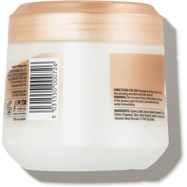 Sanctuary Spa Hot Sugar Scrub: Organic Sugar Body Exfoliator, Vegan & Cruelty-Free - 300 ml