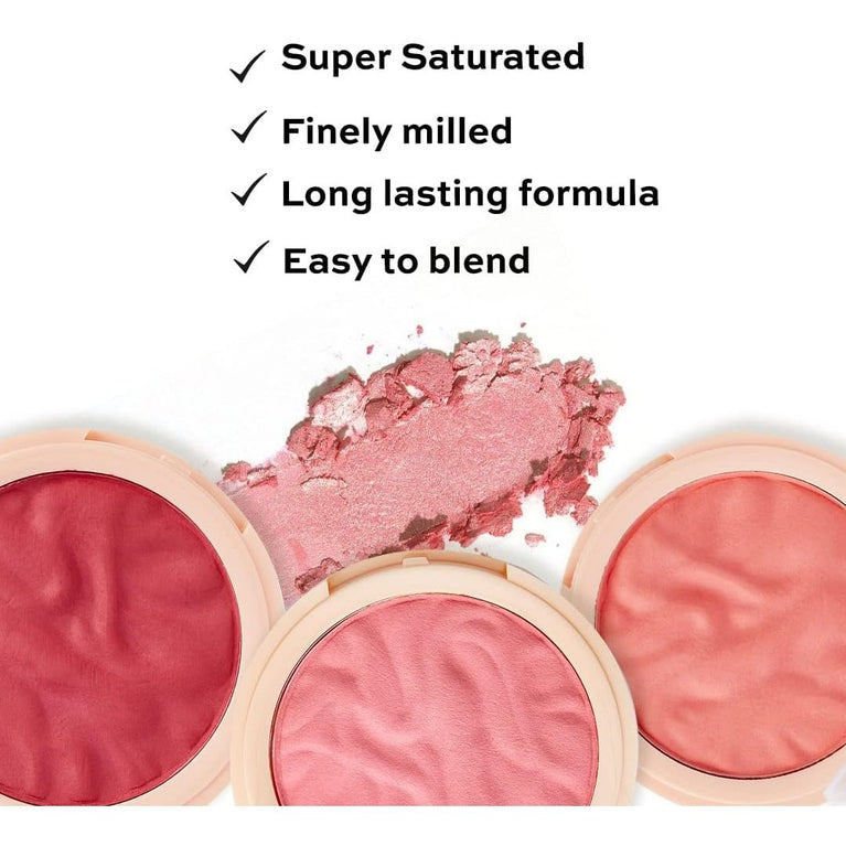Makeup Revolution Rose Kiss Reloaded Blusher - Vibrant, Long-Lasting and Blendable 7.5g