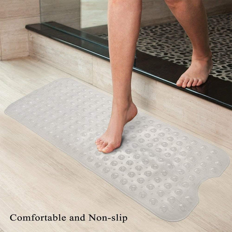 Extra Long, Eco-Friendly Shower Mat for Safe and Stylish Bathing