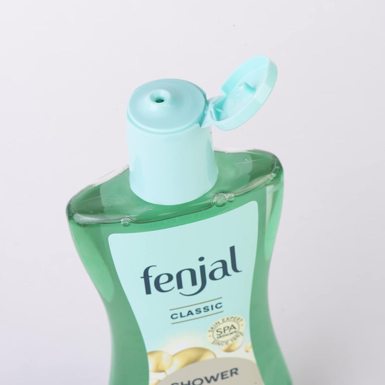 Luxurious Fenjal Classic Shower Oil with Natural Ingredients, 225ml