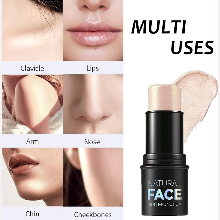 Ultimate 3-in-1 Cream Contour Beauty Wands with Waterproof Blush and Highlighter Sticks