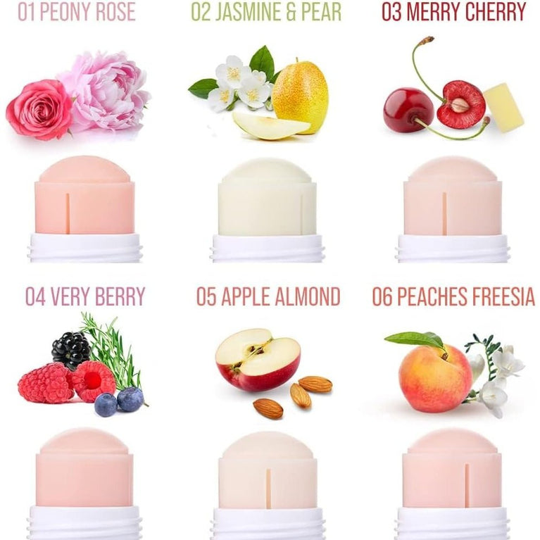 TINTARK Solid Perfume Stick - Jasmine & Pear, Long Lasting, Portable Fragrance for Women