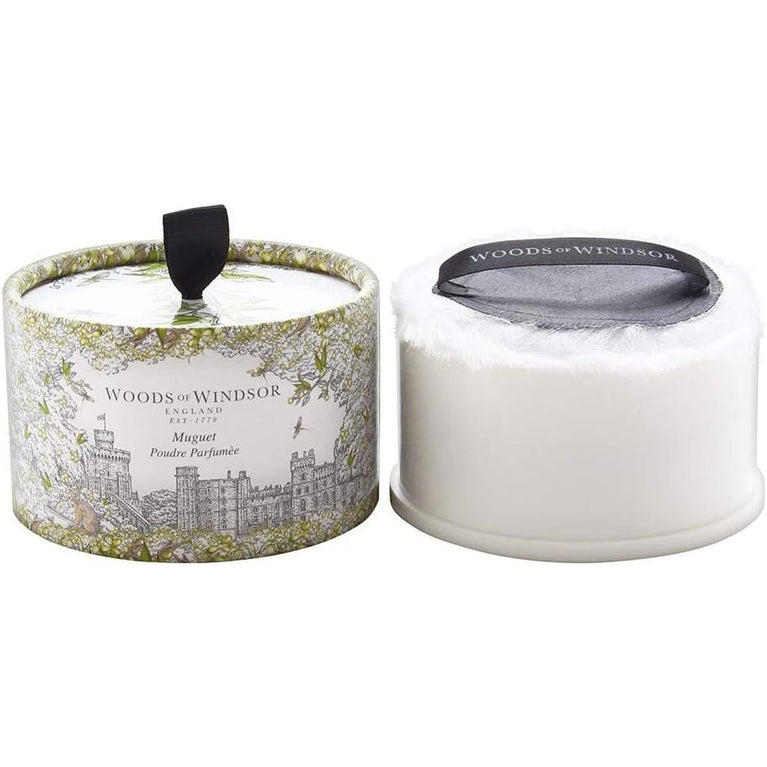 Lily of the Valley Dusting Powder Talc - Woods of Windsor - 100g (Pack of 1)