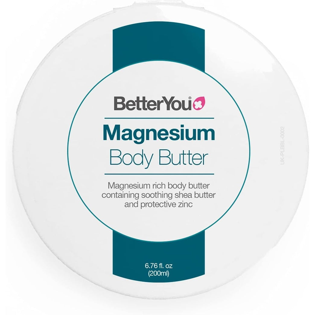 Nourishing BetterYou Magnesium Skin Body Butter with Shea Butter and Zinc, 200ml