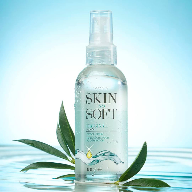 Avon Skin So Soft Dry Oil Spray with Jojoba Oil and Vitamin E - 150ml