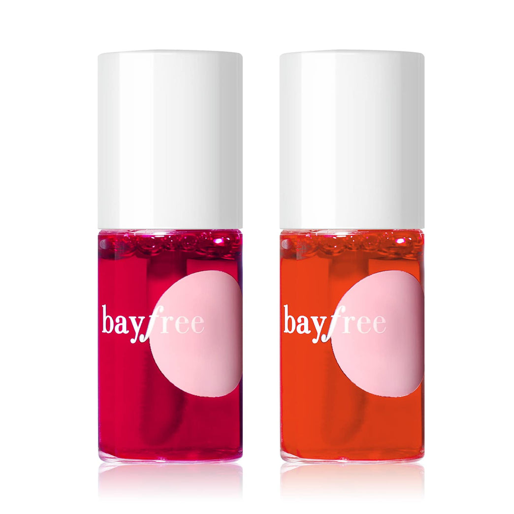 Bayfree All-Day Wear Lip Tint Kit - Waterproof, Non-Sticky Lip Stain with Matte Finish and Nourishing Ingredients (Juicy)