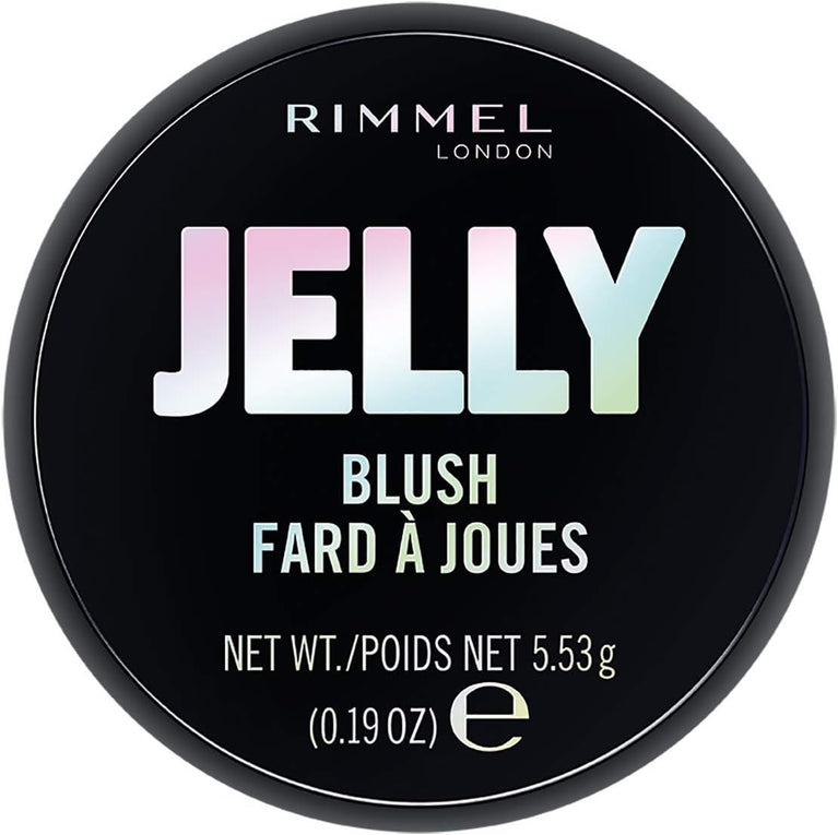 Dewy Radiance Rimmel London Jelly Blush in Melon Madness - Water-Based, Long Lasting, Compact 5.53g