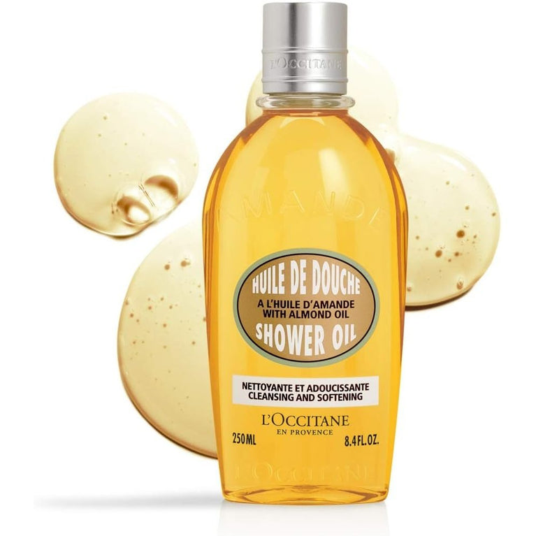 Almond Shower Oil - 250ml - L'OCCITANE: Luxurious Almond-Infused Shower Oil