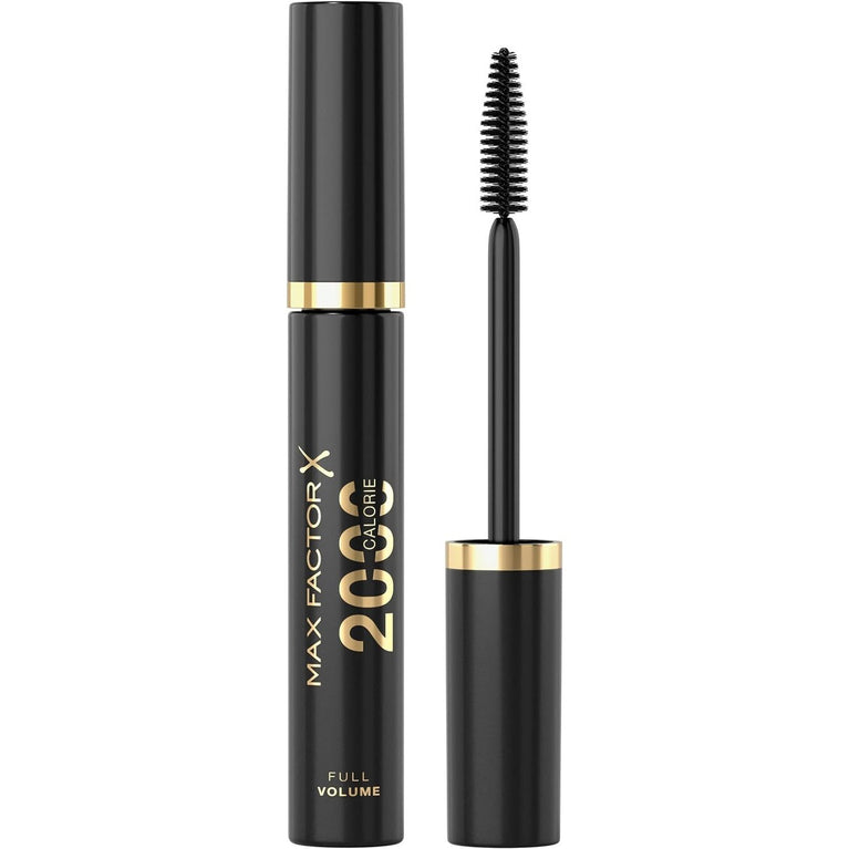 Max Factor Dramatic Volume 2000 Calorie Mascara in Black, 9 ml Single Pack - Suitable for Sensitive Eyes