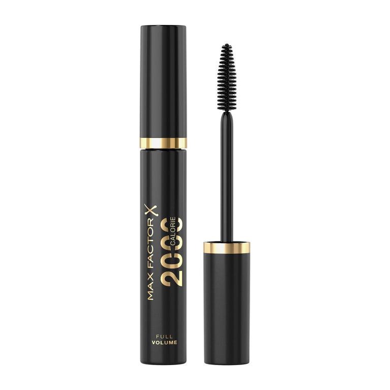 Max Factor Dramatic Volume 2000 Calorie Mascara in Black, 9 ml Single Pack - Suitable for Sensitive Eyes