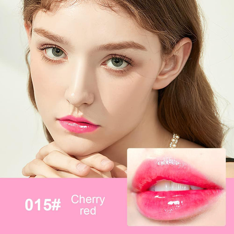 AOOWU Tinted Lip Oil Gloss, Long-Lasting Lip Hydrator, Nourishing Lip Makeup with Glitter Shine, Moisturizing Liquid Lipstick for Women, Perfect for Lip Care and Cosmetics