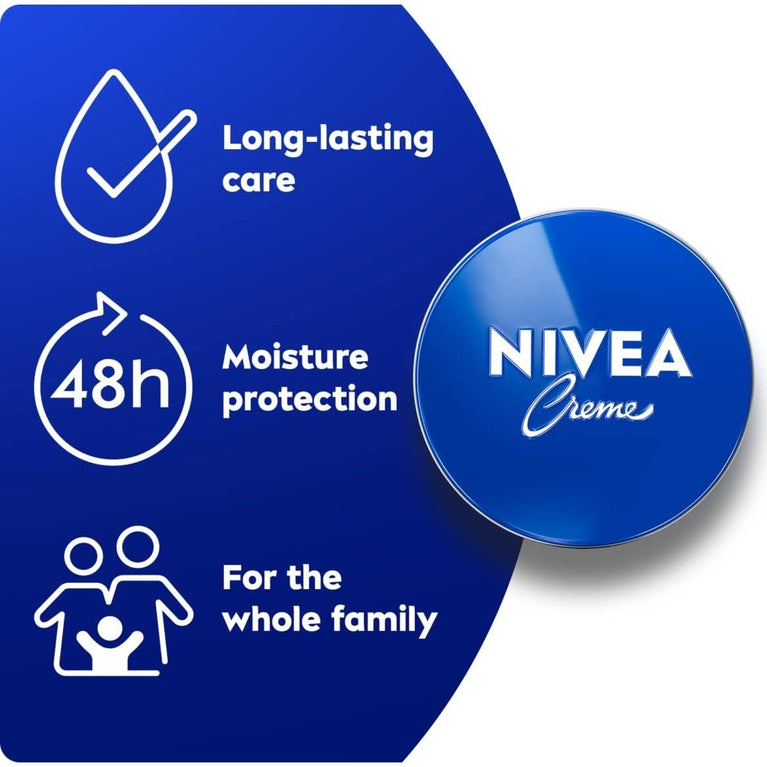 NIVEA Creme Tin (400ml), All-Purpose Moisturising Cream for Soft and Supple Skin