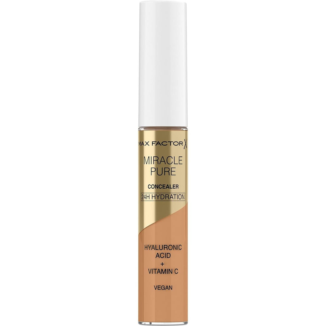 Max Factor Miracle Skin-Enhancing Concealer with Hydrating Hyaluronic Acid and Vitamin C, Shade 05 - Environmentally Friendly and Long-Lasting Coverage