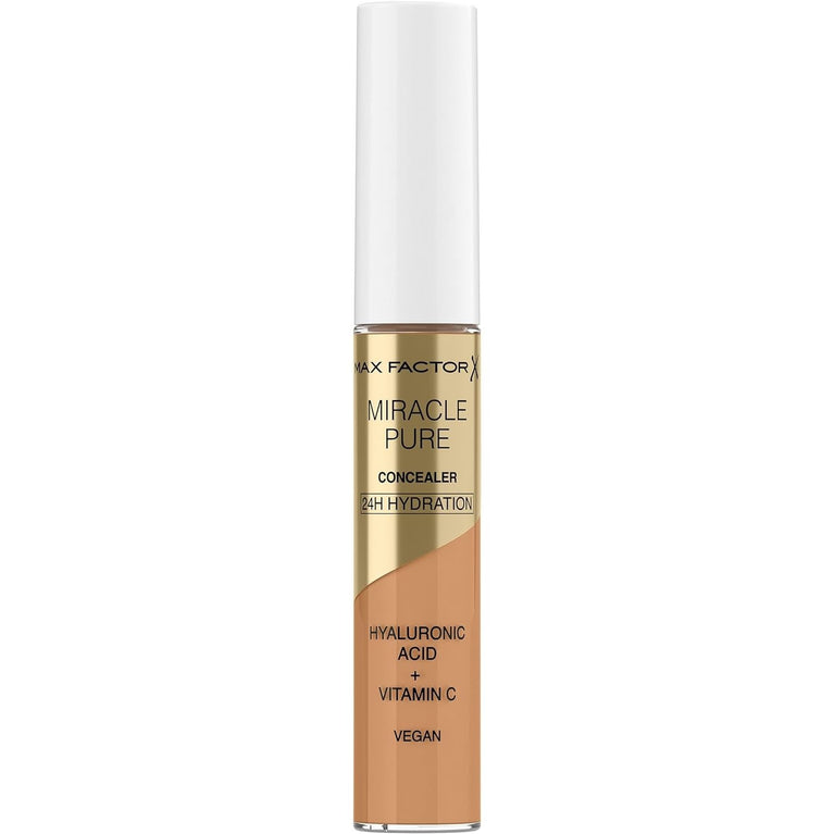 Max Factor Miracle Skin-Enhancing Concealer with Hydrating Hyaluronic Acid and Vitamin C, Shade 05 - Environmentally Friendly and Long-Lasting Coverage