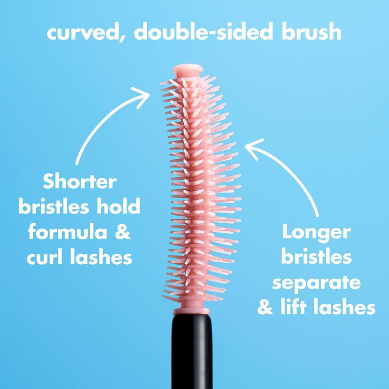 e.l.f. Ultimate Curling Mascara for High-Impact Lifted Lashes, Smudge-Resistant, Vegan & Cruelty-Free, Black
