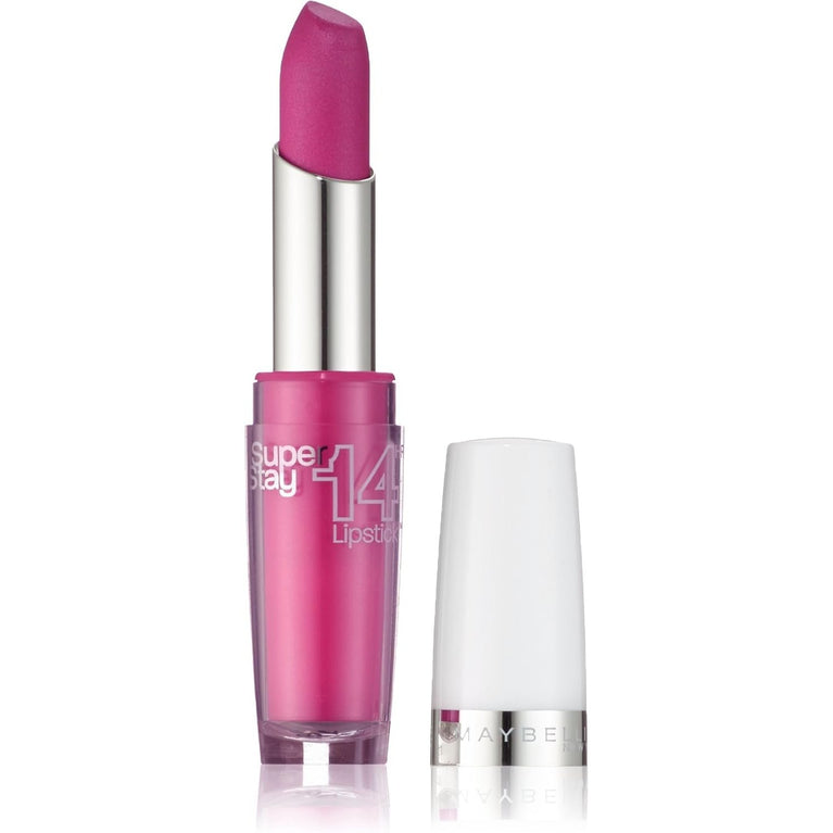 Maybelline Fuchsia Superstay 14H Lipstick - 3.5g with Weightless Formula and No Fade