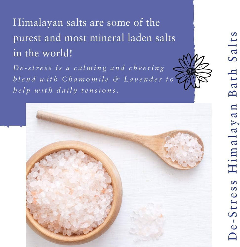 Relax and Rejuvenate with Absolute Aromas De-Stress Bath Salts 290g